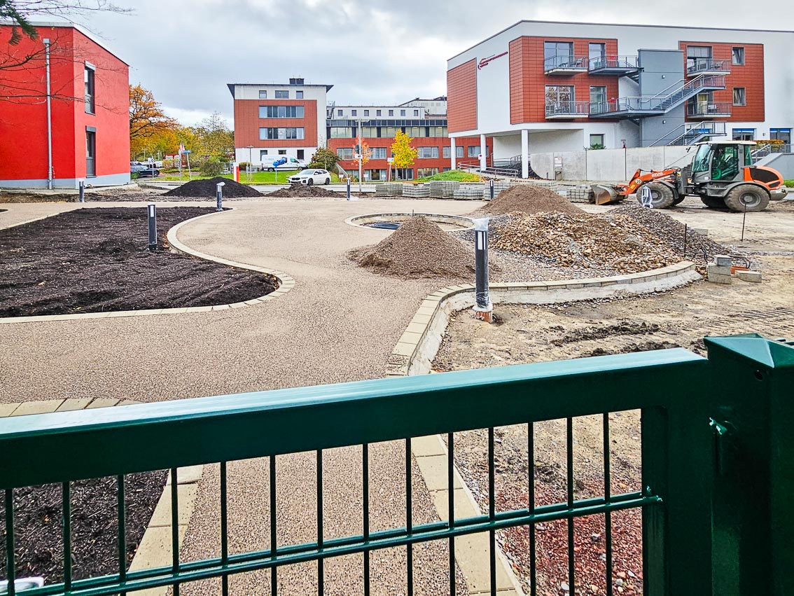 Umbau der Gartenfläche an der Krankenpflegeschule